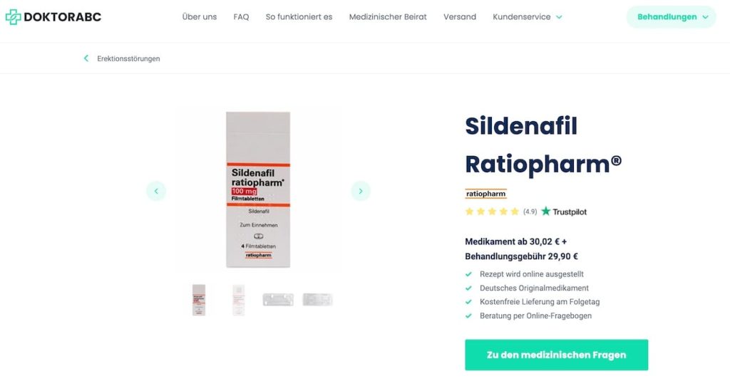 doktorabc sildenafil ratiopharm 100mg